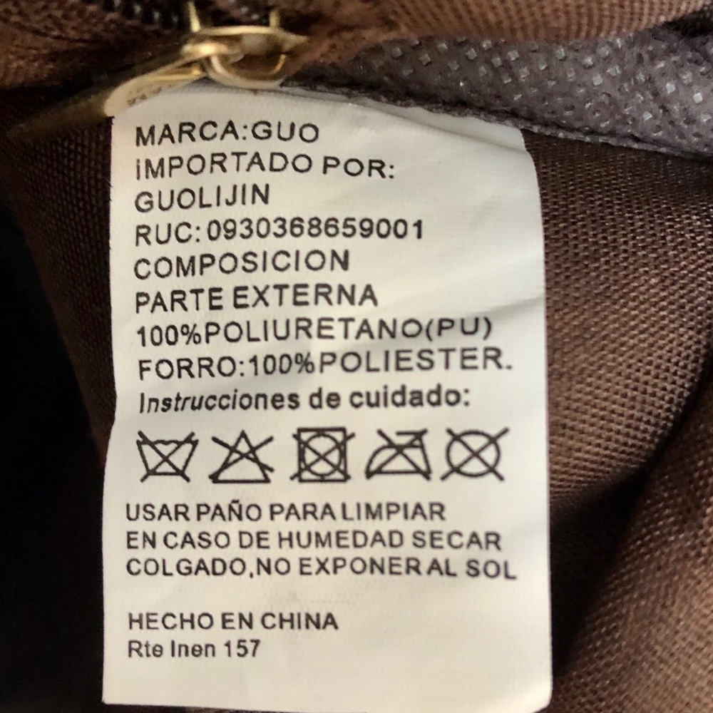 Fashion Backpack | Detailed Camel Vegan Leather - Picture 9 of 16